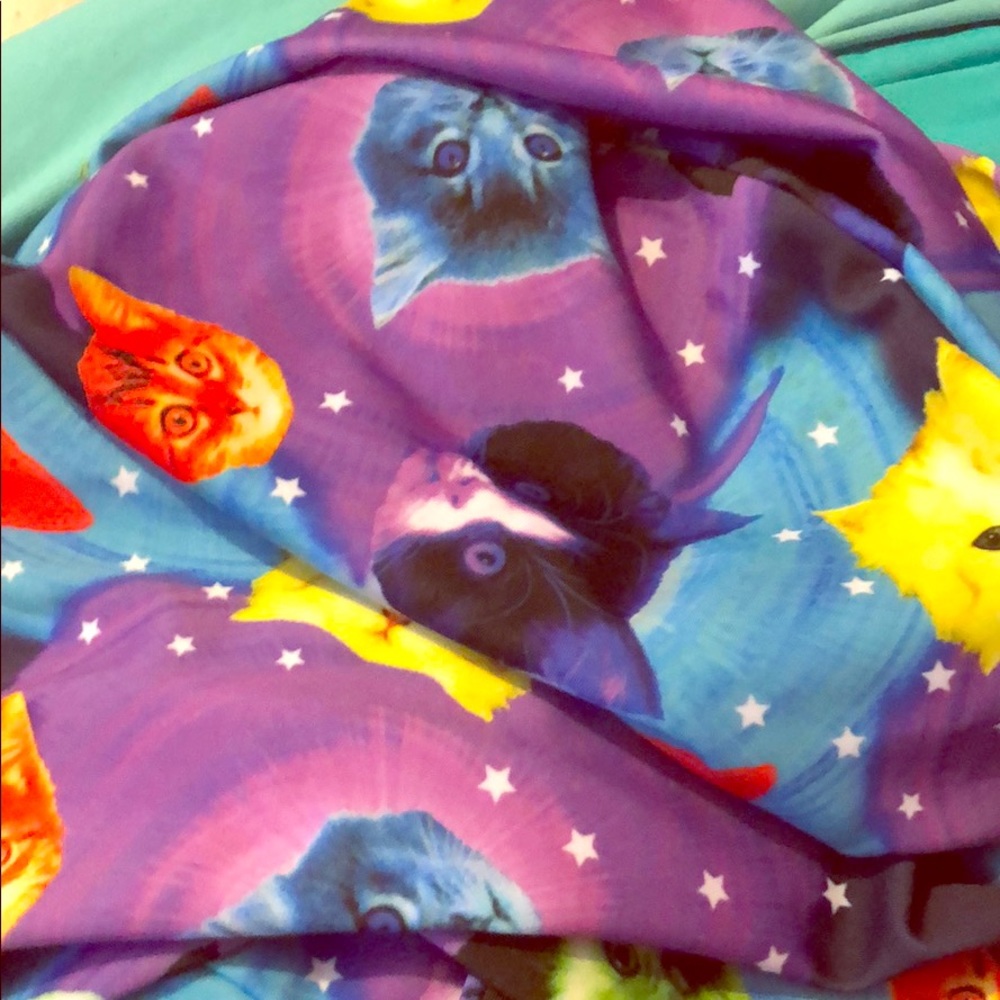 Rainbow Galaxy Cat shrug